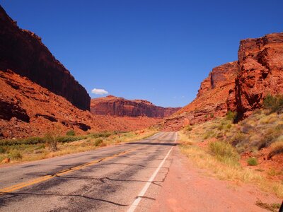 Landscape highway journey photo