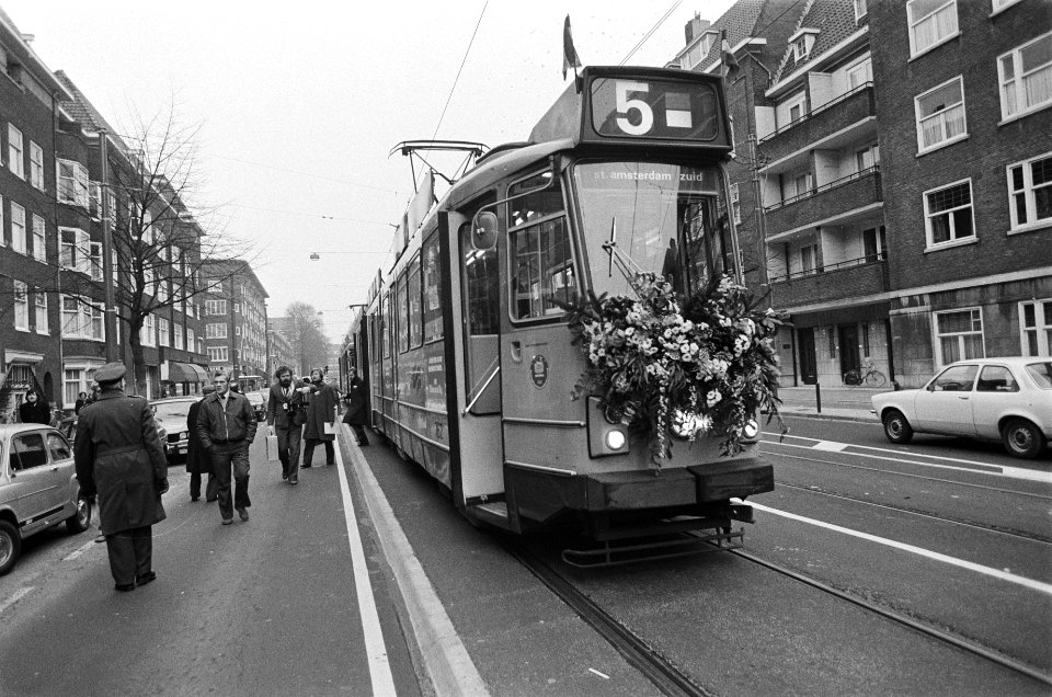 Nieuwe tramlijn 5 tbv Schiphollijn in gebruik genomen, Bestanddeelnr 930-0552