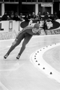 Nederlandse kampioenschappen schaatsen in Groningen Jan Derksen, Bestanddeelnr 928-3548