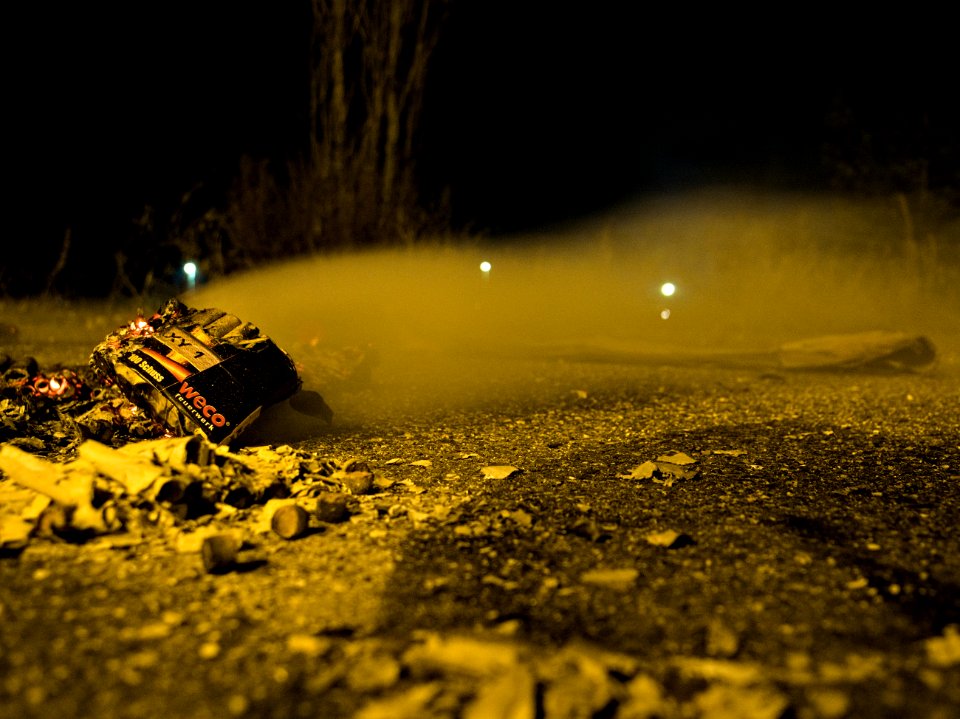 New Year celebration in Berlin-Spandau around Havel 26