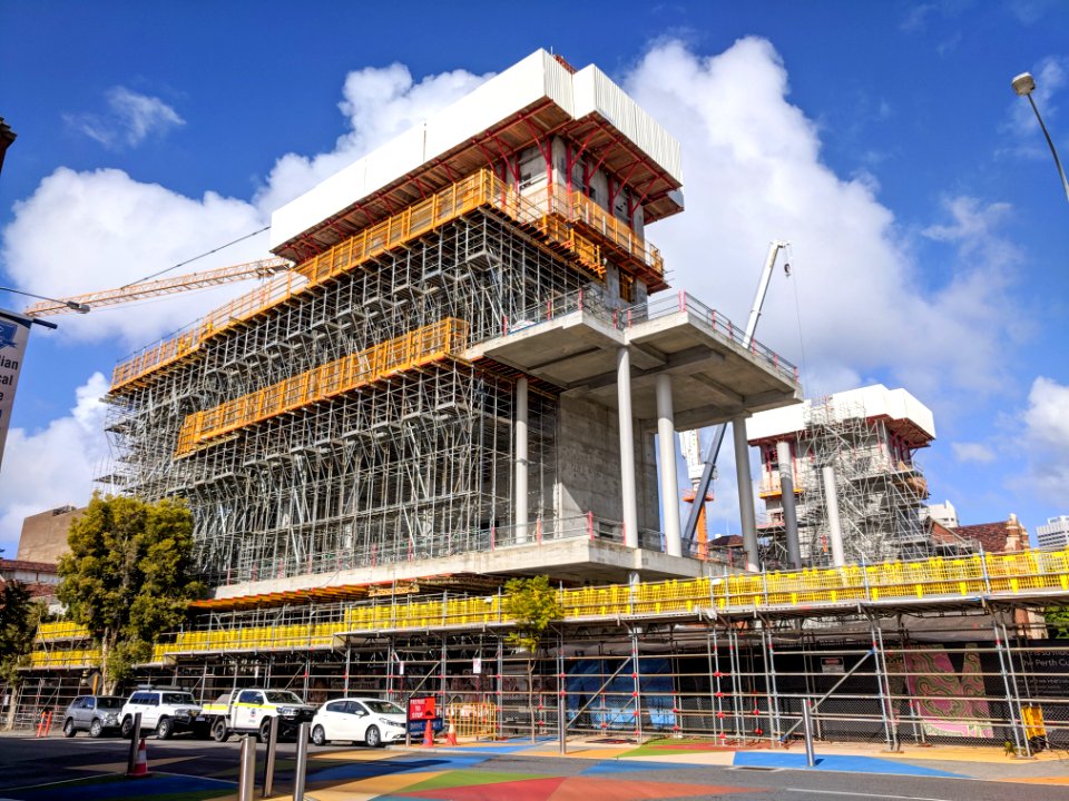New WA Museum construction, May 2018 02