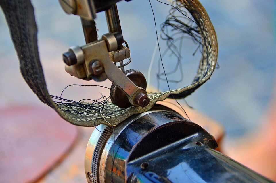 Veteran black sewing