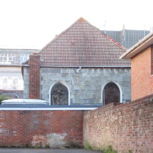 Newport Unitarian Chapel, High Street, Newport, Isle of Wight (May 2016) (Rear Elevation)