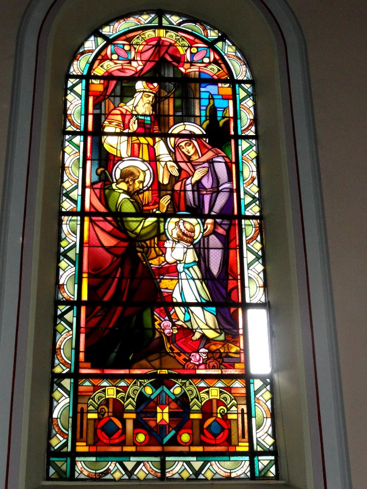 Niderviller (Moselle) église vitrail 03