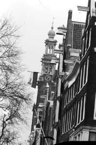 Vlag Amsterdam 700 jaar bij Westerkerk, Bestanddeelnr 927-6704