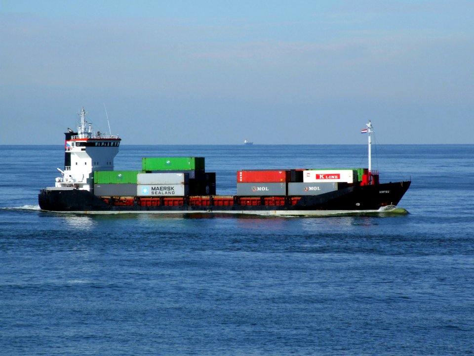 Virtsu IMO 9103740 approaching Port of Rotterdam 21-Feb-2005