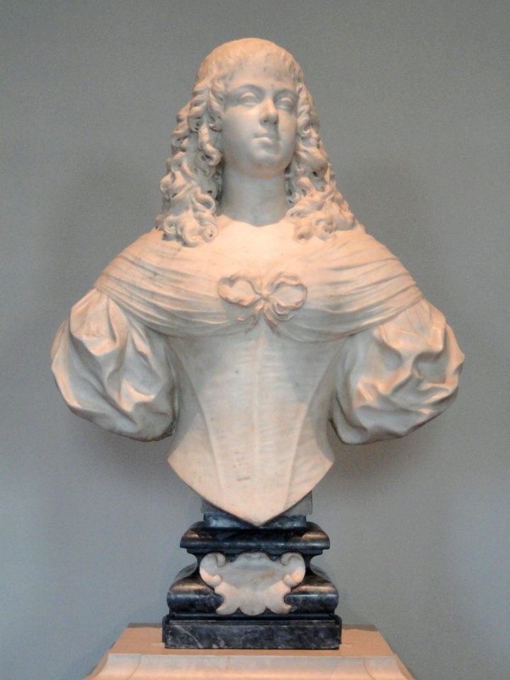 Vittoria della Rovere, Wife of Ferdinando II, Grand Duke of Tuscany, by Giovanni Battista Foggini, c. 1685, marble - National Gallery of Art, Washington - DSC08660