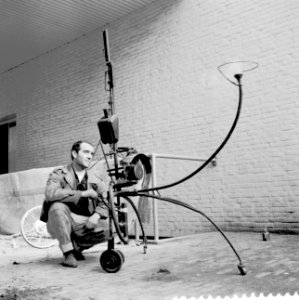 Voorbereiding tentoonstelling in Stedelijk Museum, Bestanddeelnr 912-1978