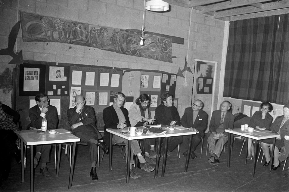 Voorlichtingsavond over volkstelling in de Pijp, Amsterdam, Bestanddeelnr 924-2791