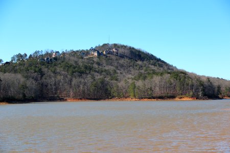 Vineyard Mountain viewed from Red Top Mountain State Park, March 2018 1