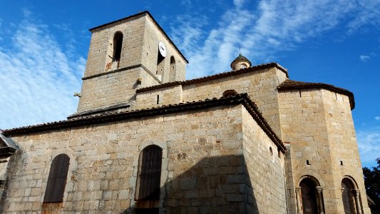 Vinezac - Église Notre-Dame-de-l'Annonciation - Haut de la face sud
