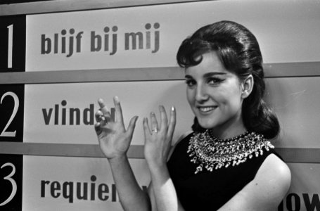 Voorronde finale Nationaal Songfestival 1965, Shirley Zwerus, Bestanddeelnr 917-4244