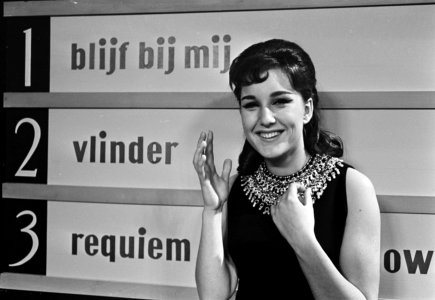 Voorronde finale Nationaal Songfestival 1965, Shirley Zwerus, Bestanddeelnr 917-4246