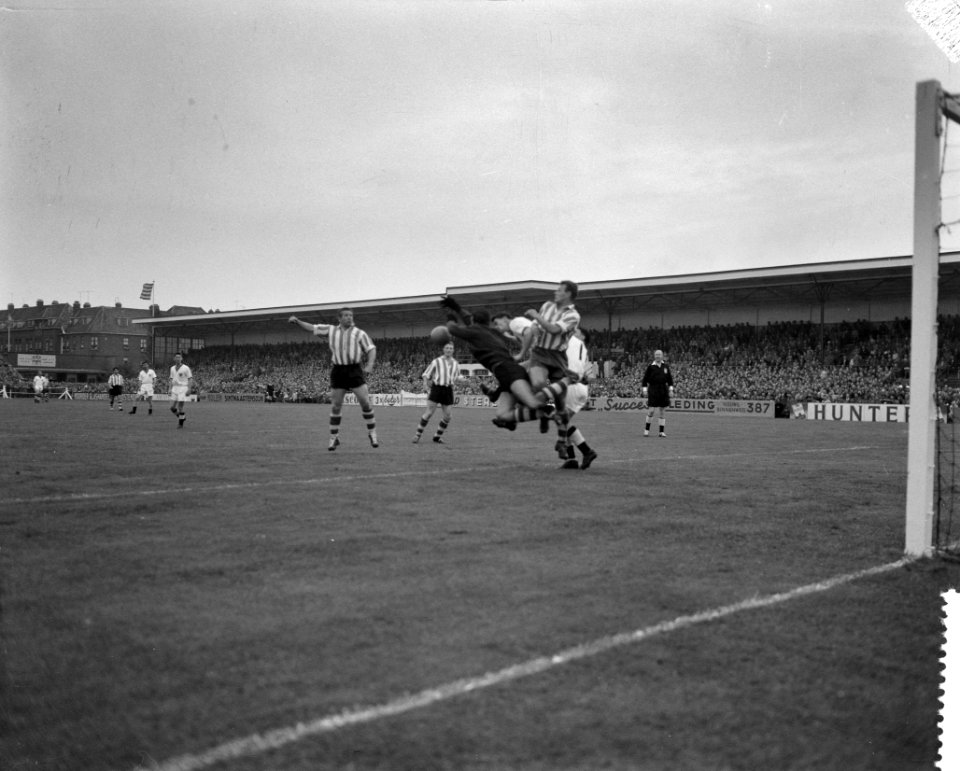 Voetbal Sparta tegen Blackpool met Stanley Matthews, Bestanddeelnr 908-8708