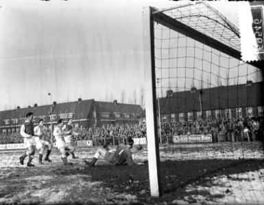 Voetbal Volewijckers tegen MVC 0-0, spelmoment, Bestanddeelnr 906-9546