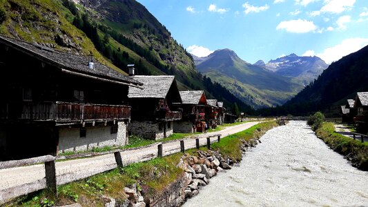 Bach river mountain river