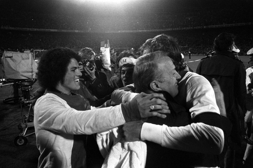 Vreugde bij de Ajax-spelers, Bestanddeelnr 925-6348