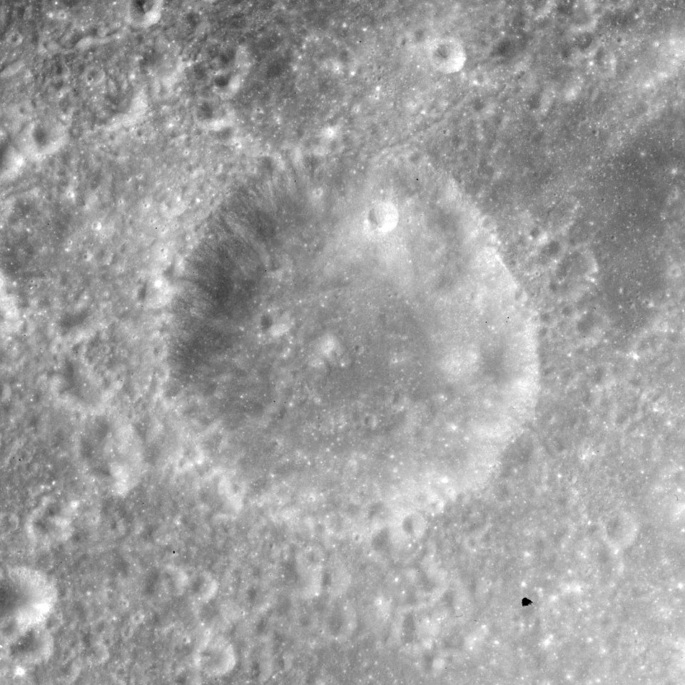 Von Behring crater AS15-M-1988