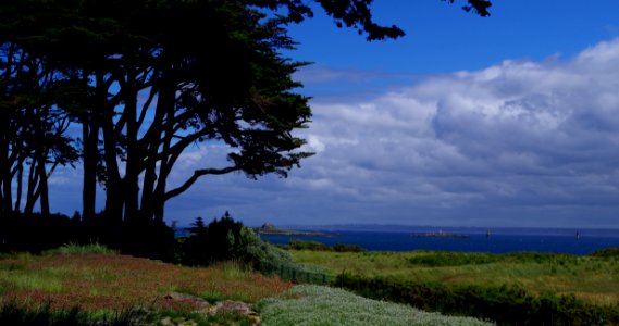 Vue de l'île de Batz photo