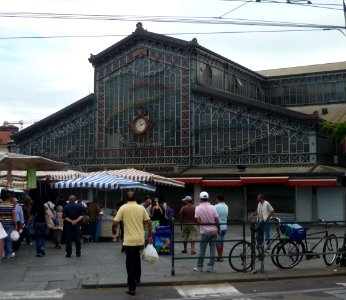 Vue du marché de Porta Palazzo à Turin
