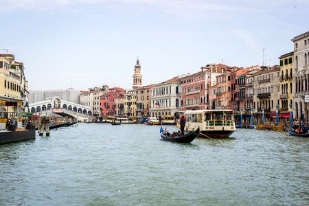 Travel boat venetian photo