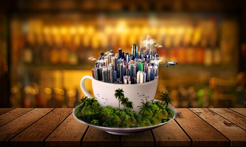 Photoshop art city