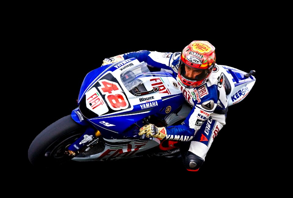 Moto gp motorcycle race car driver