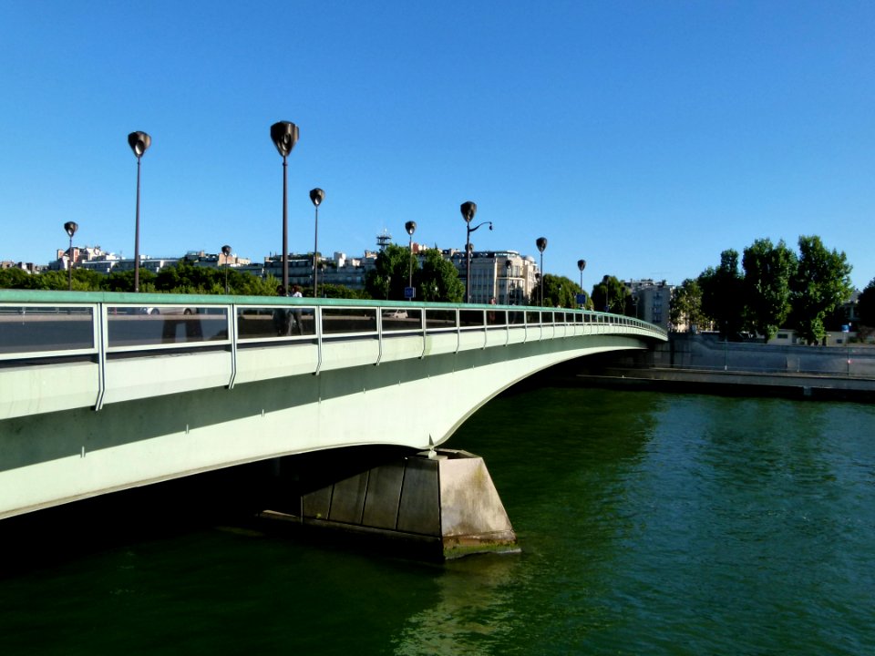 Vue sur le pont de l'Alma