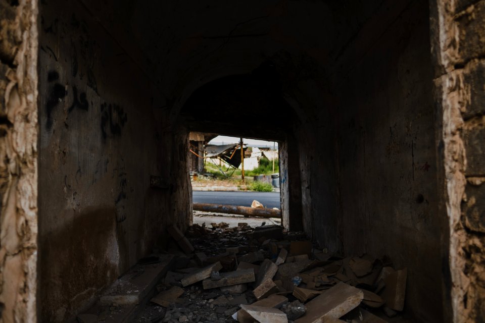 Views in May of 2019 around the old city center area of Shingal, ruined in the war with the Islamic State 02