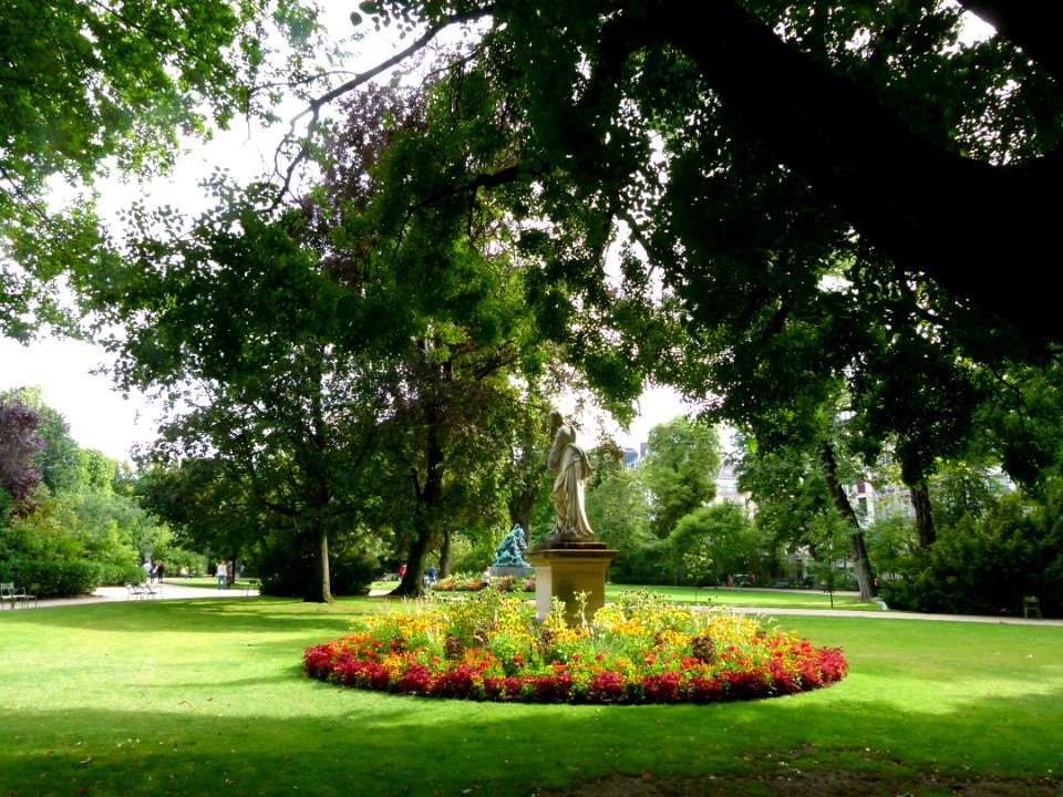 Vue sur le jardin du Luxembourg