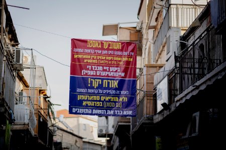Views in and around Mea Shearim neighborhood in Jerusalem in October 2019 during Sukkot 17