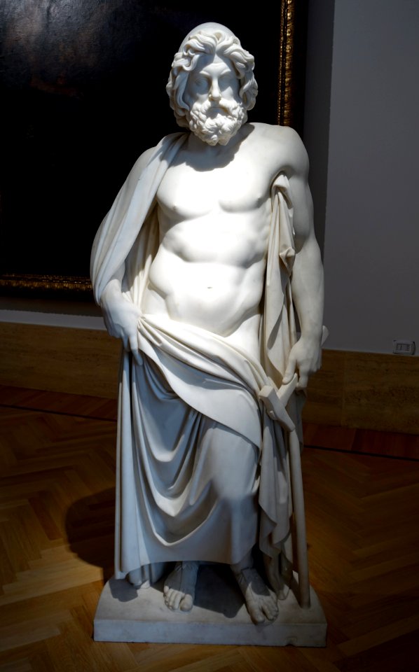 Vulcan by Pietro Tenerani, 1844 - Galleria nazionale d'arte moderna - Rome, Italy - DSC05395