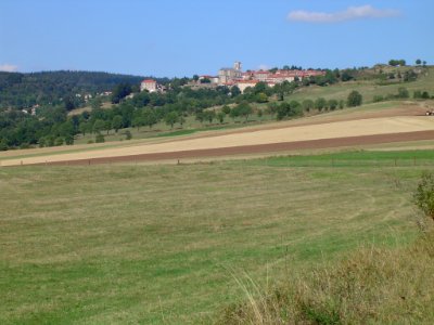Vue sur Pradelles (Haute-Loire)