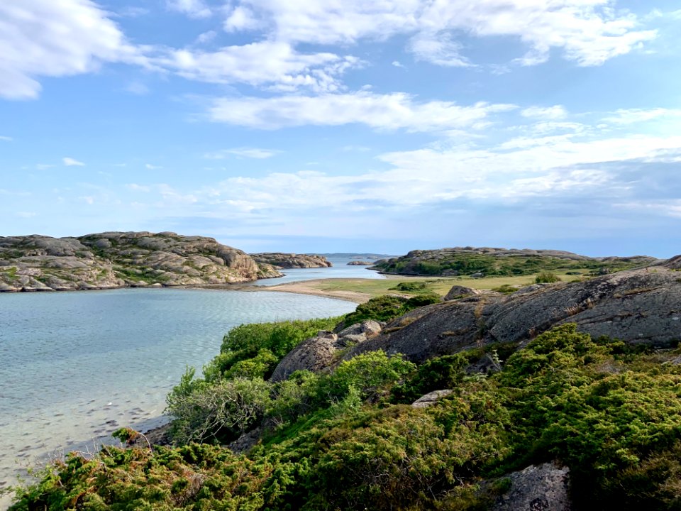 Valöns naturreservat vy över Håholmdjupet 2020