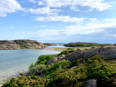 Valöns naturreservat vy över Håholmdjupet 2020