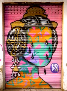 Valencia - Graffiti en el barrio de Russafa 03