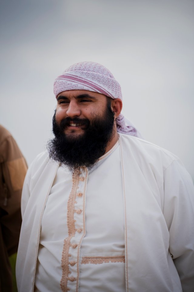 Views in May 2019 at the reconstruction of the Ezidi Shrine of Maawi overlooking Shingal, following the shrine's destruction by the Islamic State 16