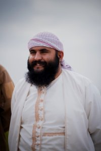 Views in May 2019 at the reconstruction of the Ezidi Shrine of Maawi overlooking Shingal, following the shrine's destruction by the Islamic State 16