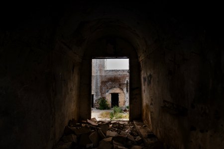 Views in May of 2019 around the old city center area of Shingal, ruined in the war with the Islamic State 08