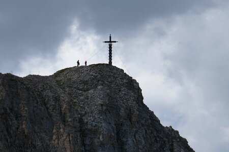 Mountain cross mountains photo