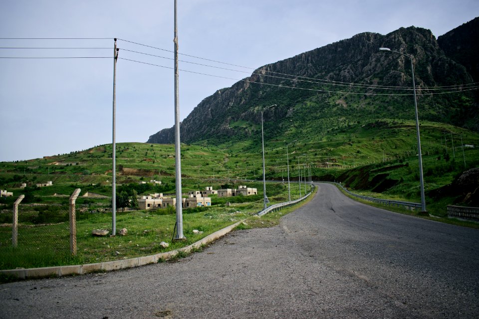 Views of the abandoned resort development behind Bekhma Dam 26