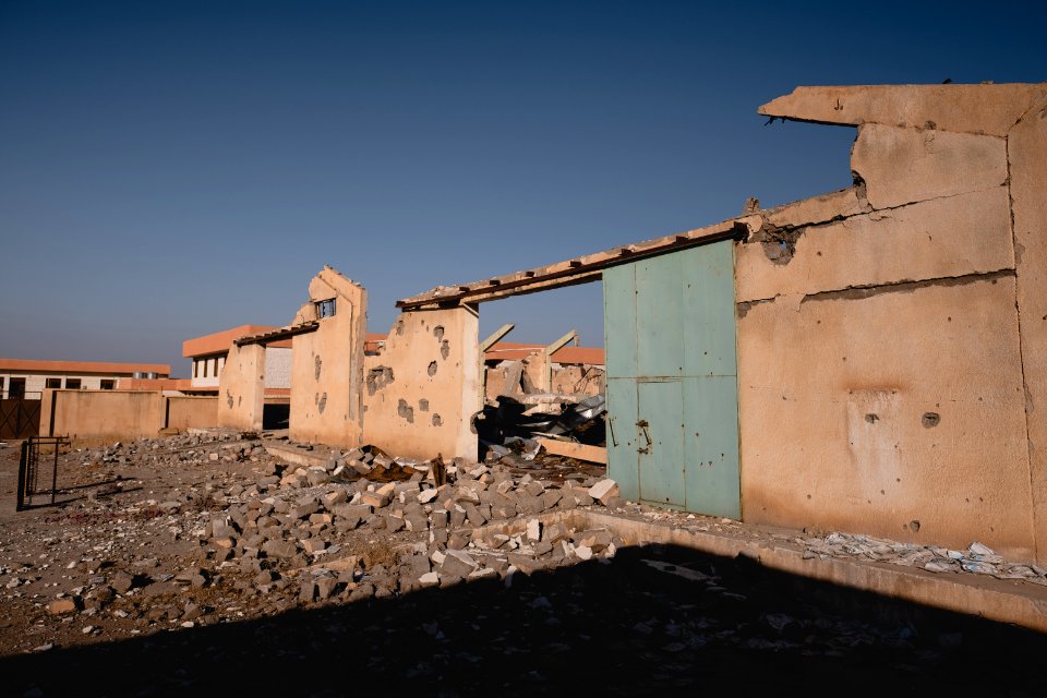 Views in July of 2019 of ruins around the city center of Shingal, following the war with the Islamic State 05