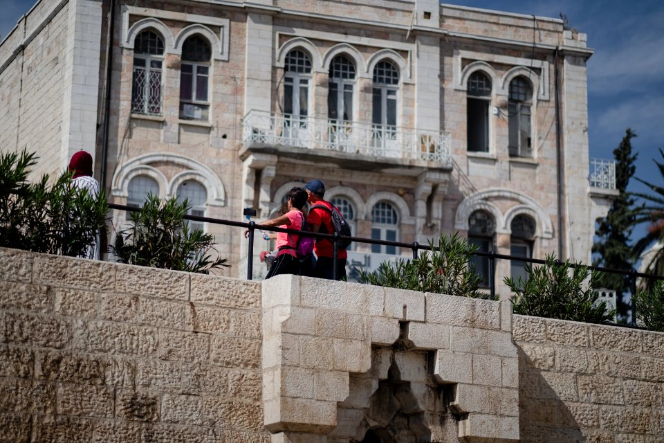 Views in October 2019 walking around the Damascus Gate of the Old City of Jerusalem 30