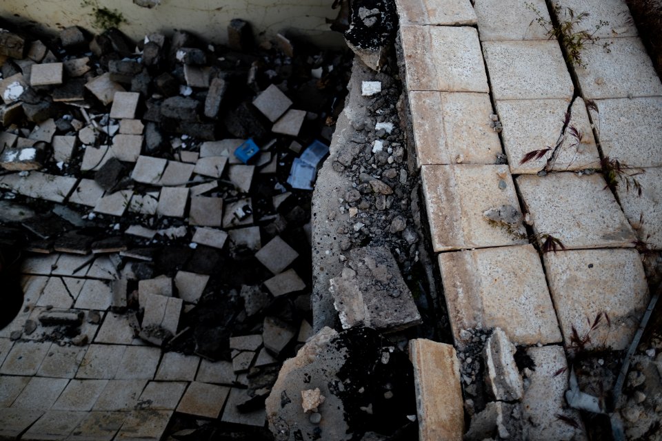 Views in May of 2019 around the ruined old city of Shingal after the war with the Islamic State 07