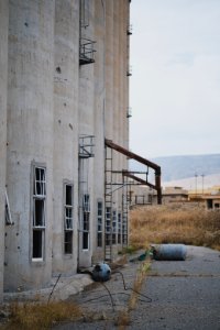 Views in June of 2019 of Sinjar's ruined silo, destroyed during the war with the Islamic State 27