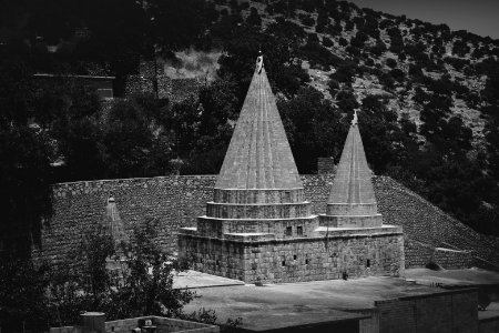 Views of Lalish in summer of 2019, including pilgrims and worshippers 38