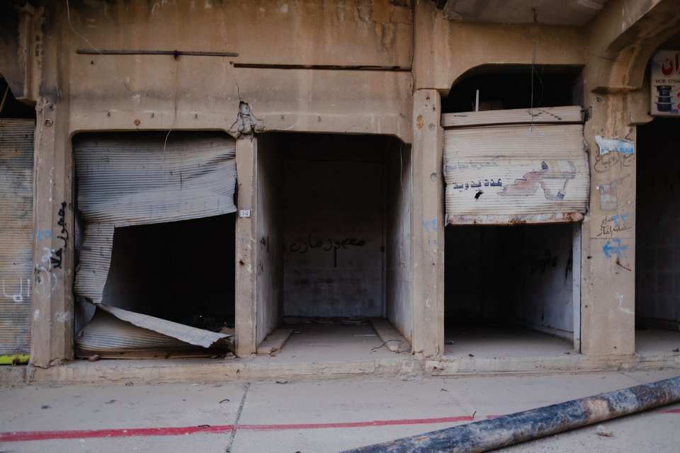 Views in May of 2019 around the old city center area of Shingal, ruined in the war with the Islamic State 23