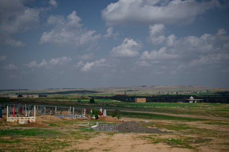 Views of the cemetery, auxiliary shrines, and main shrine oh Shah Hayas in the Kakaii village Wardik 12
