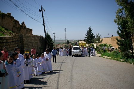 Views of the 2018 Palm Sunday festival in the Chaldean Catholic town of alQosh 18