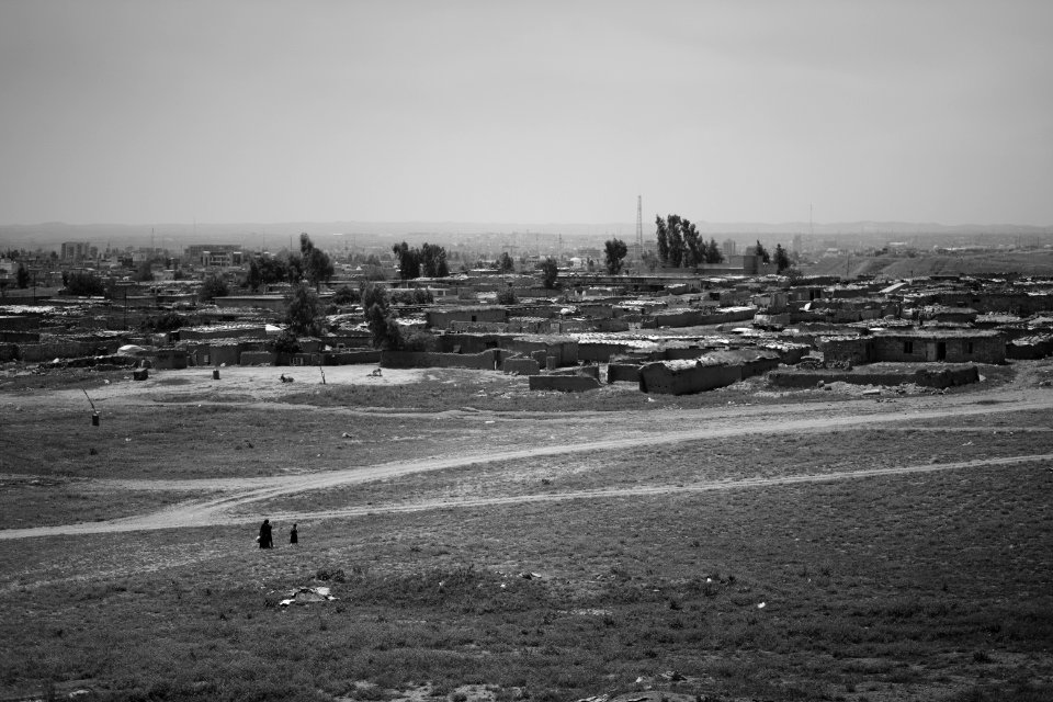 Views of the archaeological site of Nineveh in modern-day Mosul, currently occupied by squatters 05